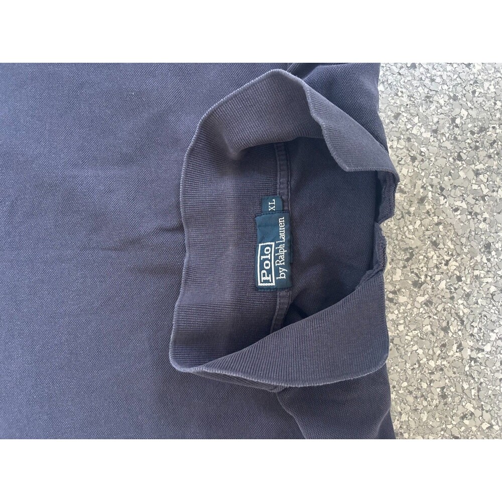 Polo Ralph Lauren Grey with red stamp pony size XL hemmed and cropped